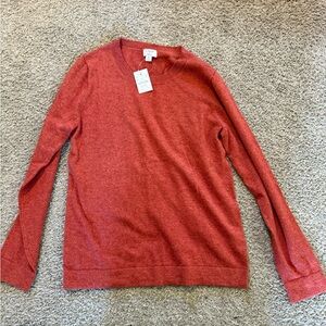 J. Crew women’s Vibrant Red Crewneck Sweater